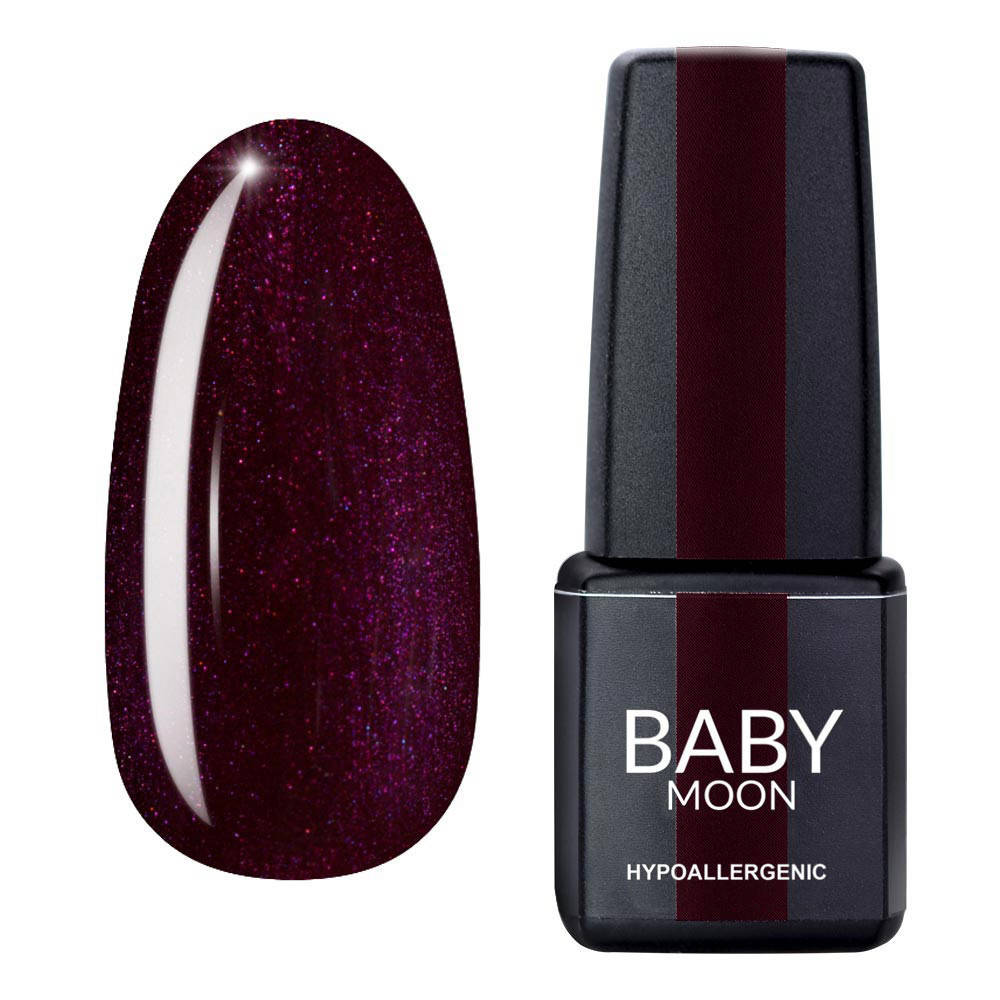 

Гель лак Burgundy Baby Moon №08 баклажановый, 6 мл
