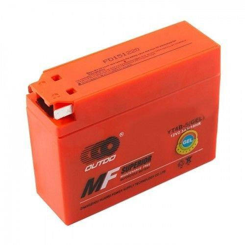 

Outdo YT4B-5 12V 2,3Ah. Аккумулятор MF Superior Gel, Suzuki 113x39x89
