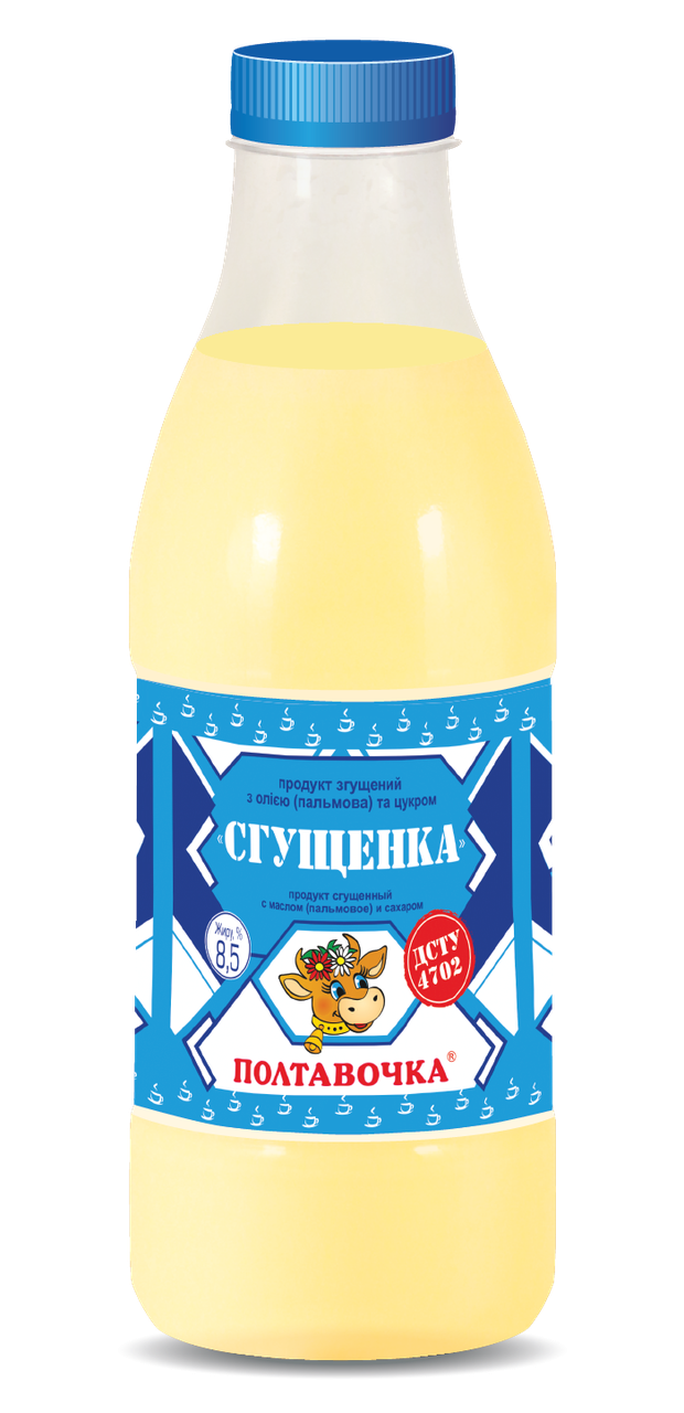 

Продукт згущ.з цукром.8,5% 920г /15шт ПЕТТМ ПОЛТАВОЧКА