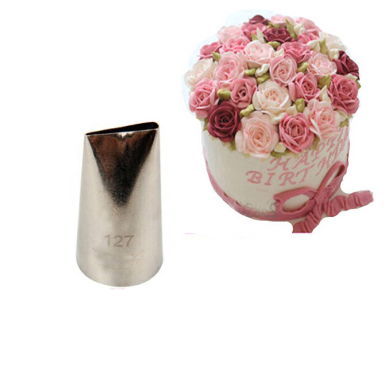 

Насадка кондитерская для крема Лепесток Розы прямой №127