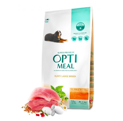 

Optimeal Puppy Large Breed 12кг корм для щенков крупных пород с индейкой