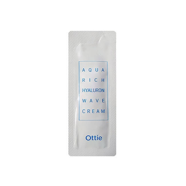 

Увлажняющий успокаивающий крем-гель Ottie Aqua Rich Hyaluron Wave Cream, 2 мл