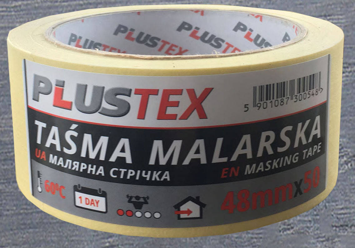 

Стрічка малярна PLUS-Tex