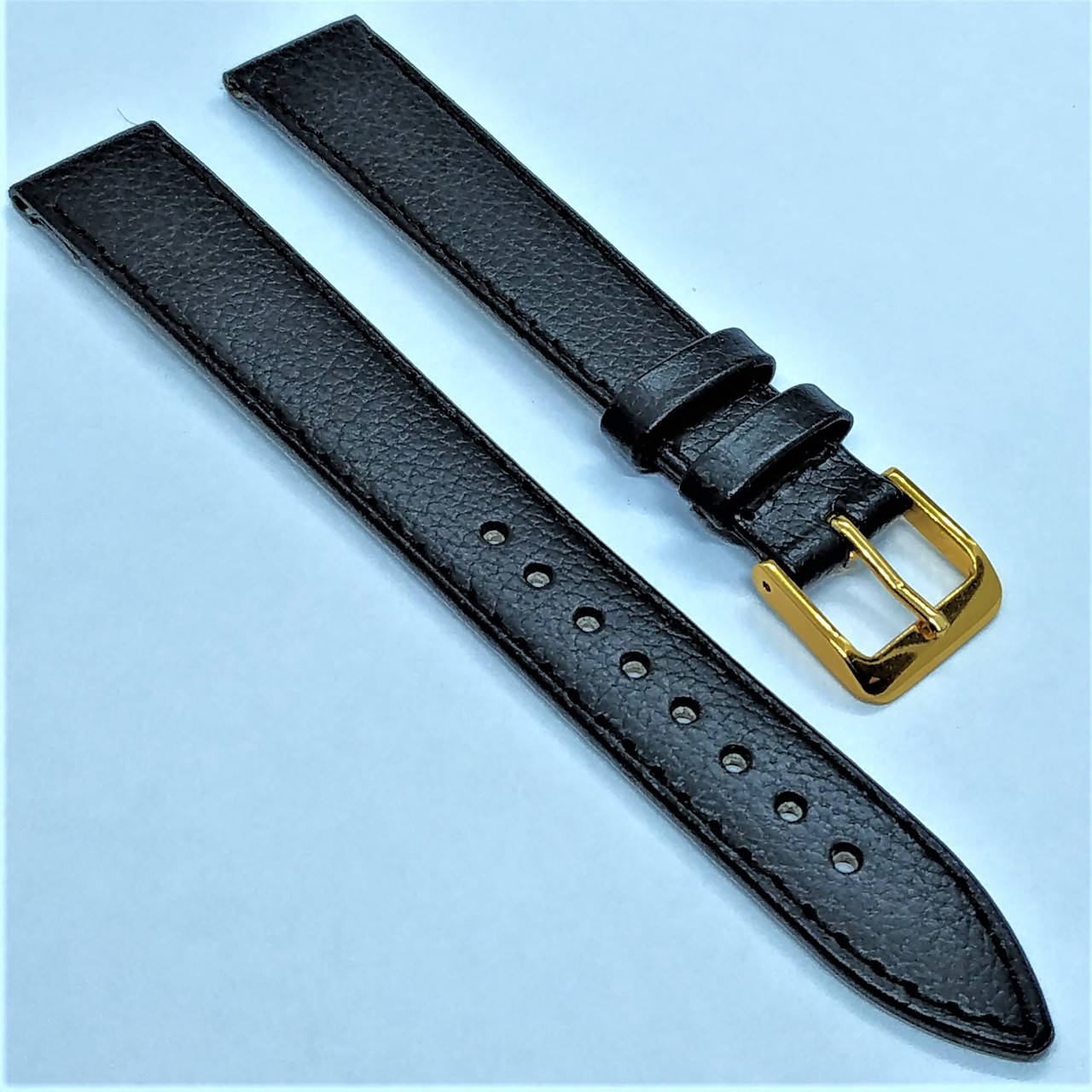 

16 мм Кожаный Ремешок для часов CONDOR 525L.16.01 Черный Ремешок на часы из Натуральной кожи удлиненный