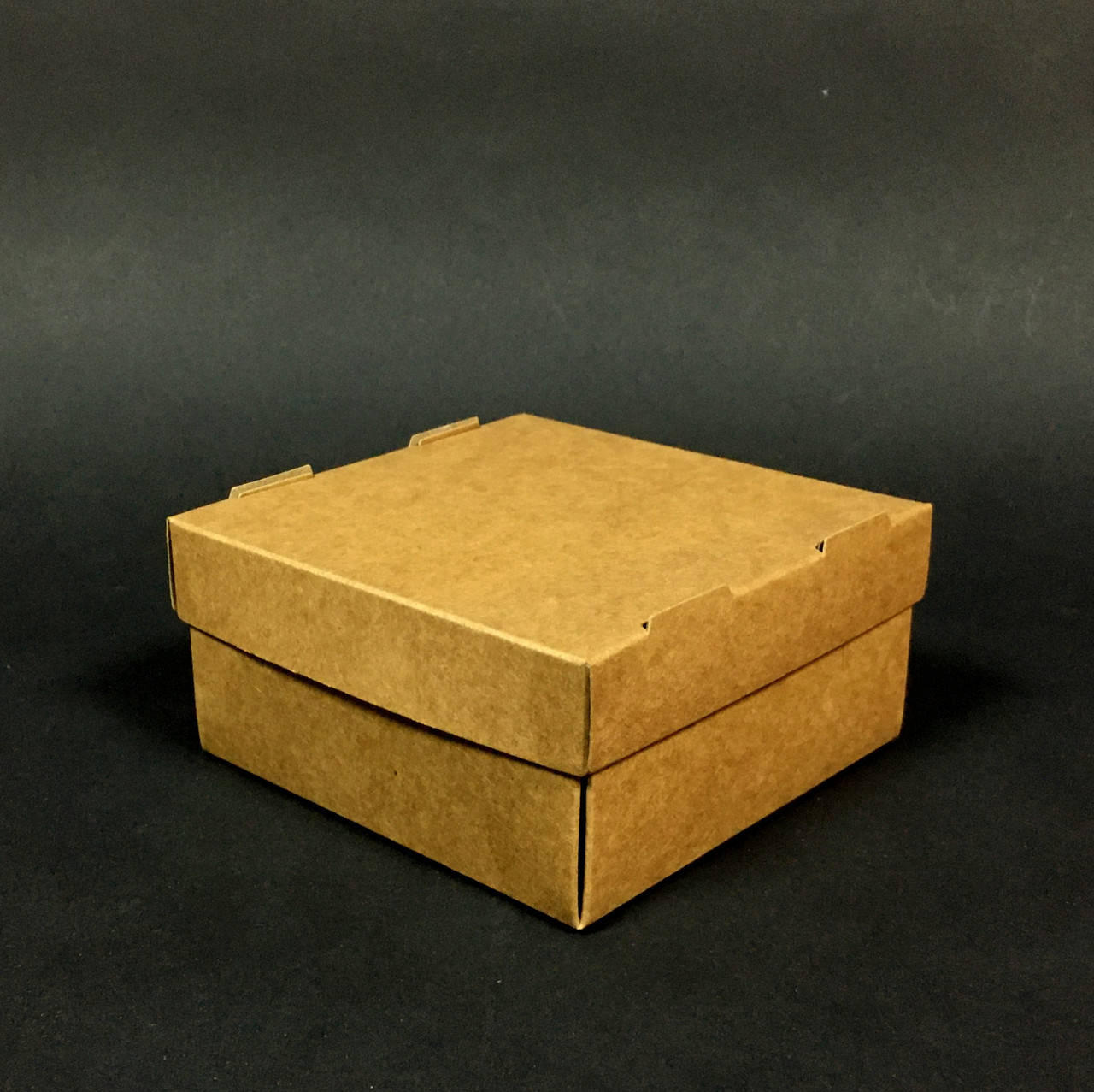 

Коробка из крафта с крышкой 100х100х50 мм