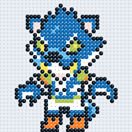 

Детская алмазная мозаика Origami Brawl Stars Leon Werewolf 10*10 cм