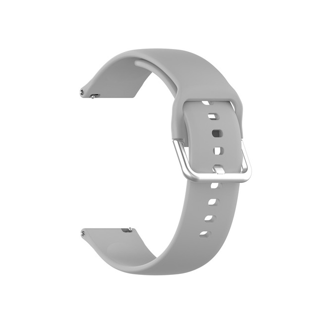 

Ремешок 22 мм силиконовый для Samsung Galaxy Watch 46mm Gray