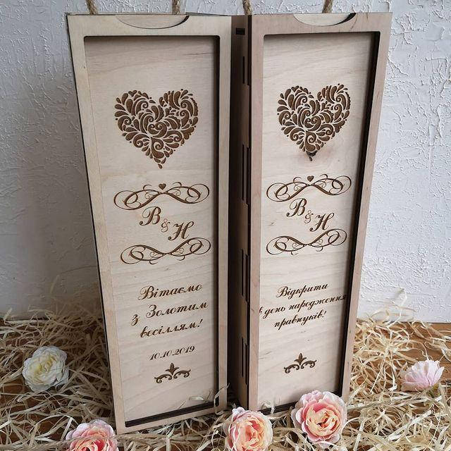 

Коробка для вина 100х90х32см 3мм