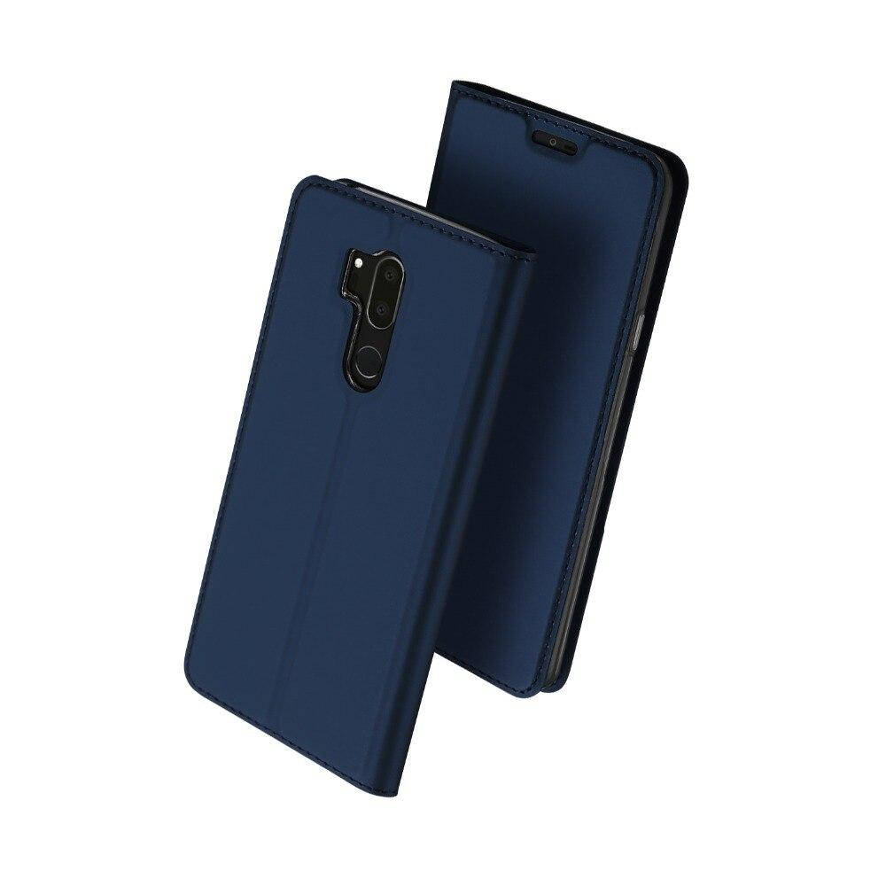 

Чехол книжка с магнитом для LG G7 Синий