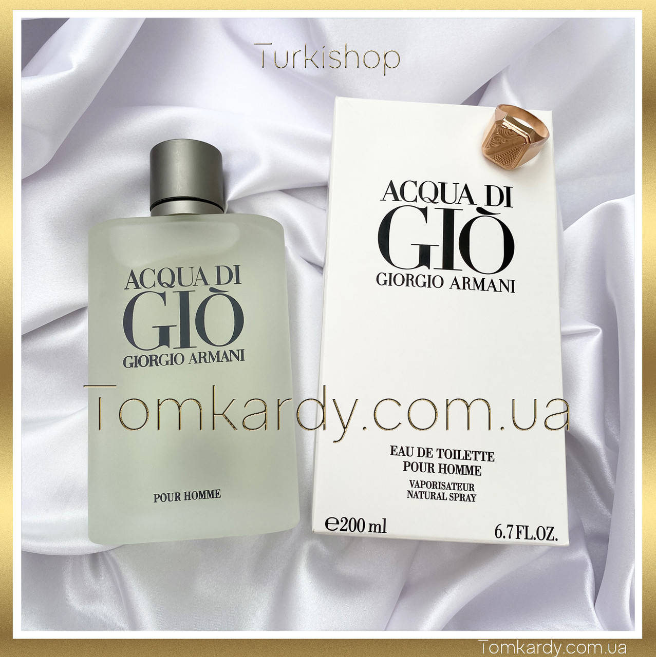 

Мужские духи Armani Acqua di Gio Pour Homme [Tester] 200 ml. Армани Аква ди Джио Пур Хом (Тестер) 200 мл.