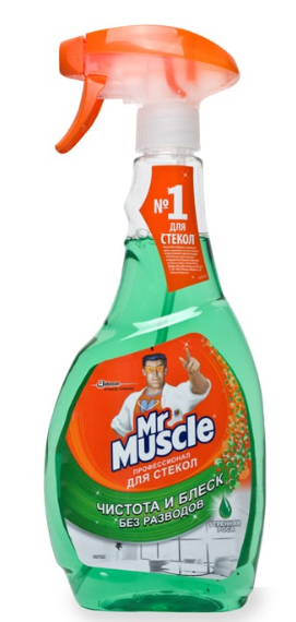 

Мистер МУСКУЛ Mr. Muscle для стекол распылитель 500мл
