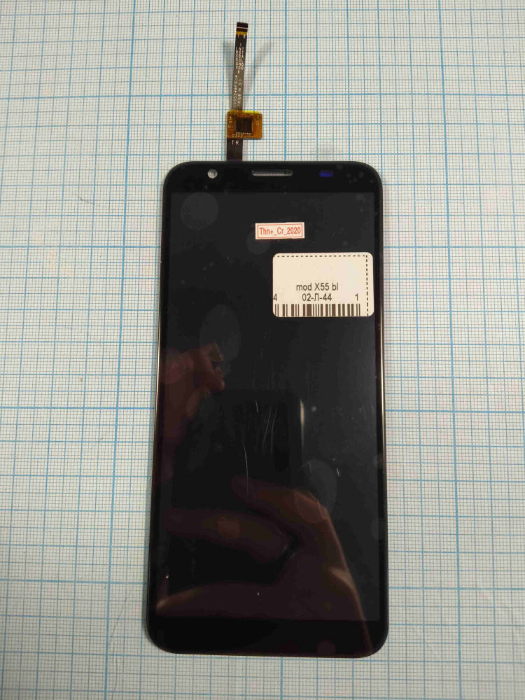 

Дисплей (модуль) Doogee X55 з сенсором чорний, Черный