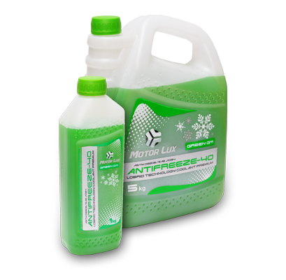 

Антифриз зеленый MOTOR LUX GREEN G11 5L, Зелёный
