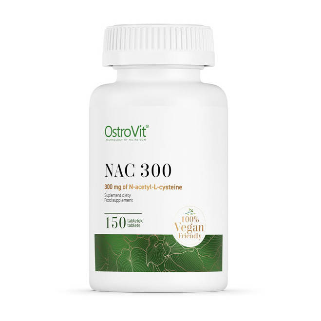 

100 % Vegan NAC 300 mg (150 tabs)