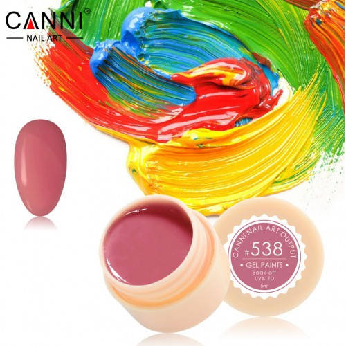 

Гель краски и гель лак 2 в 1 Canni, №538