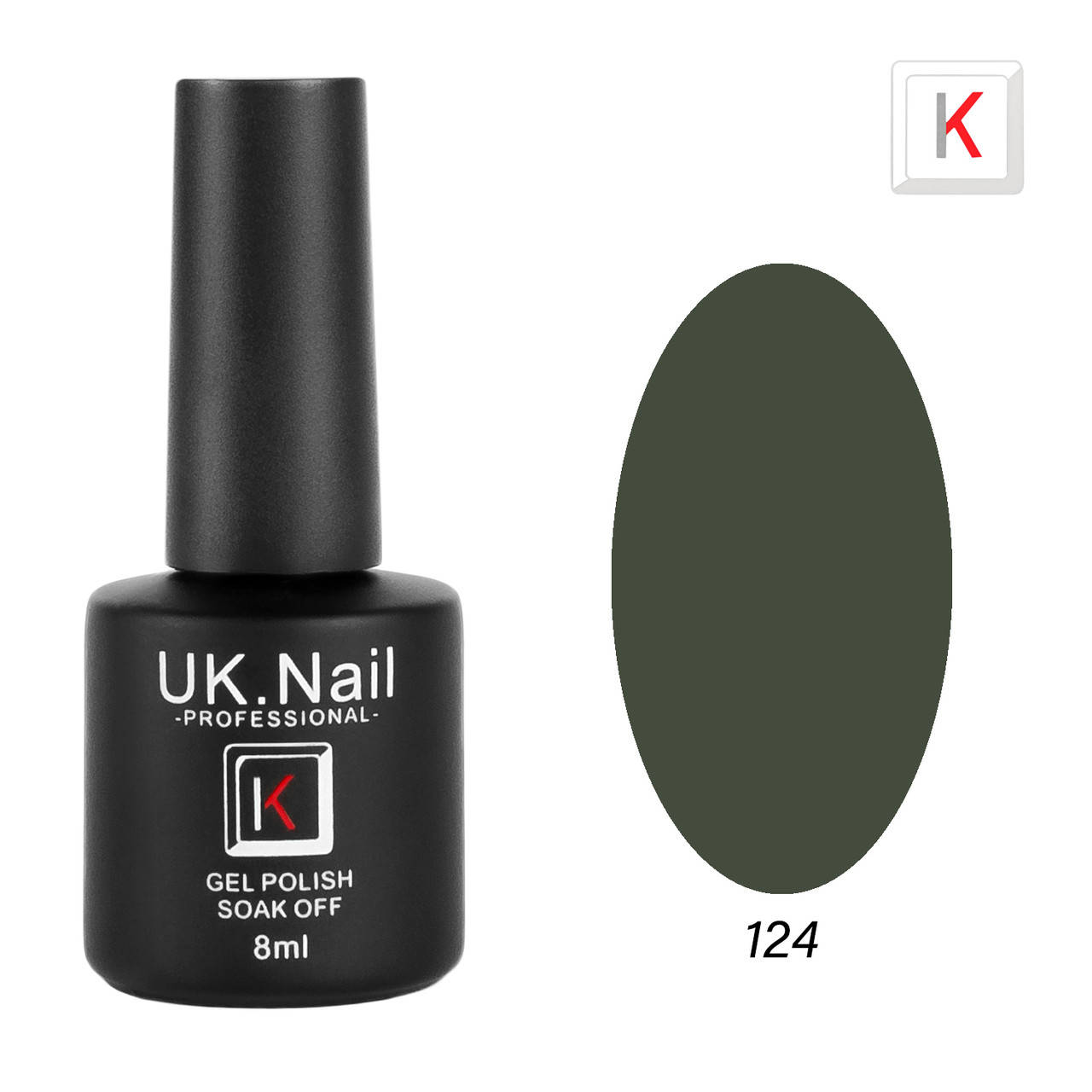 

Гель-лаки UK.Nail 8 мл, №124