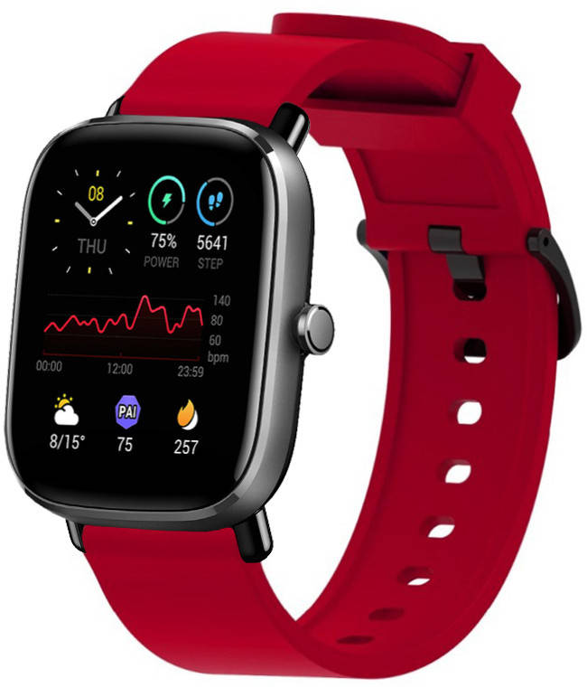 

Силиконовый ремешок Like для Amazfit GTS 2 mini Red (Амазфит ГТС 2 Мини)