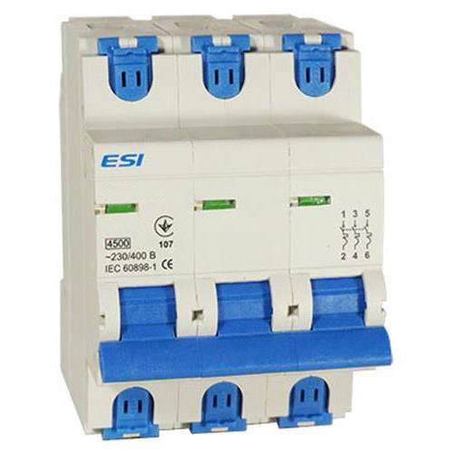 

Модульный автоматический выключатель 4,5кА, 3п, 50А, С