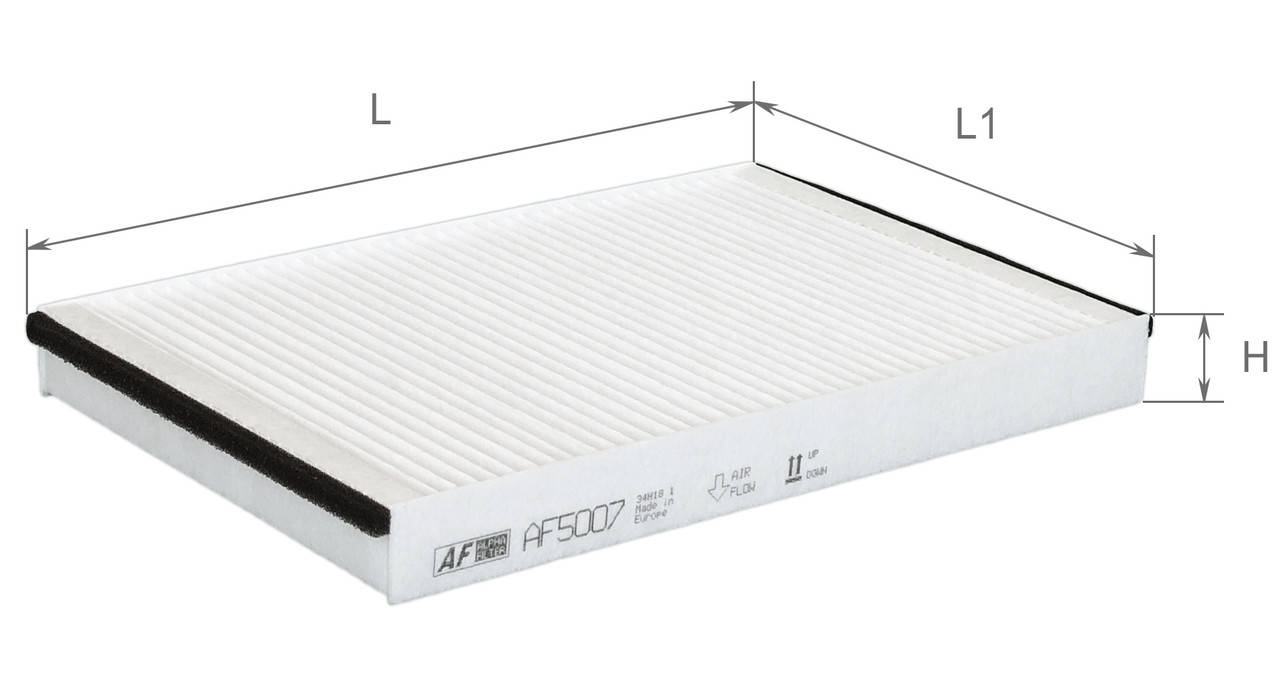 

Фильтр салонный Alpha Filter AF5007 (K1014)