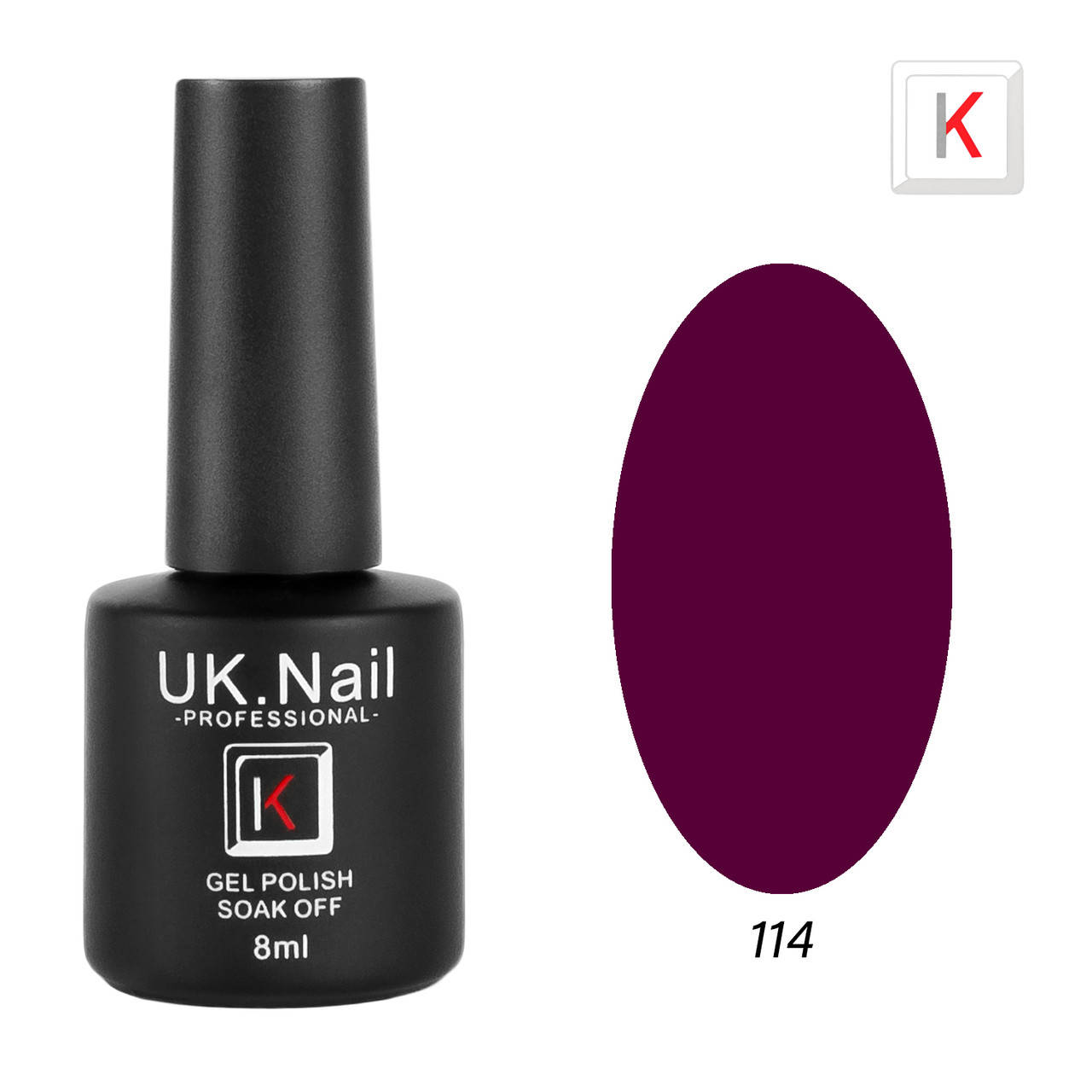 

Гель-лаки UK.Nail 8 мл, №114