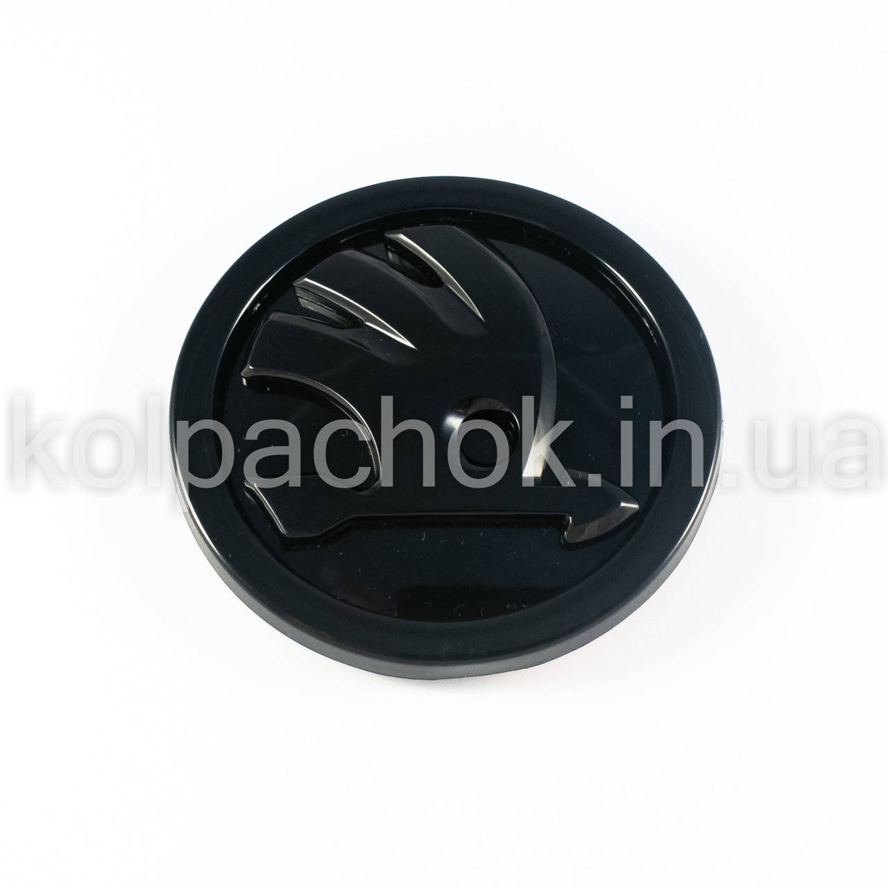 

Эмблема Skoda черный глянец 5JD853621A (80мм)