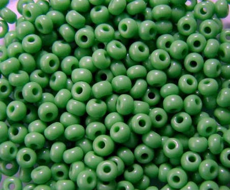 

53210 Бисер для вышивки зеленый Чехия Preciosa 10/0