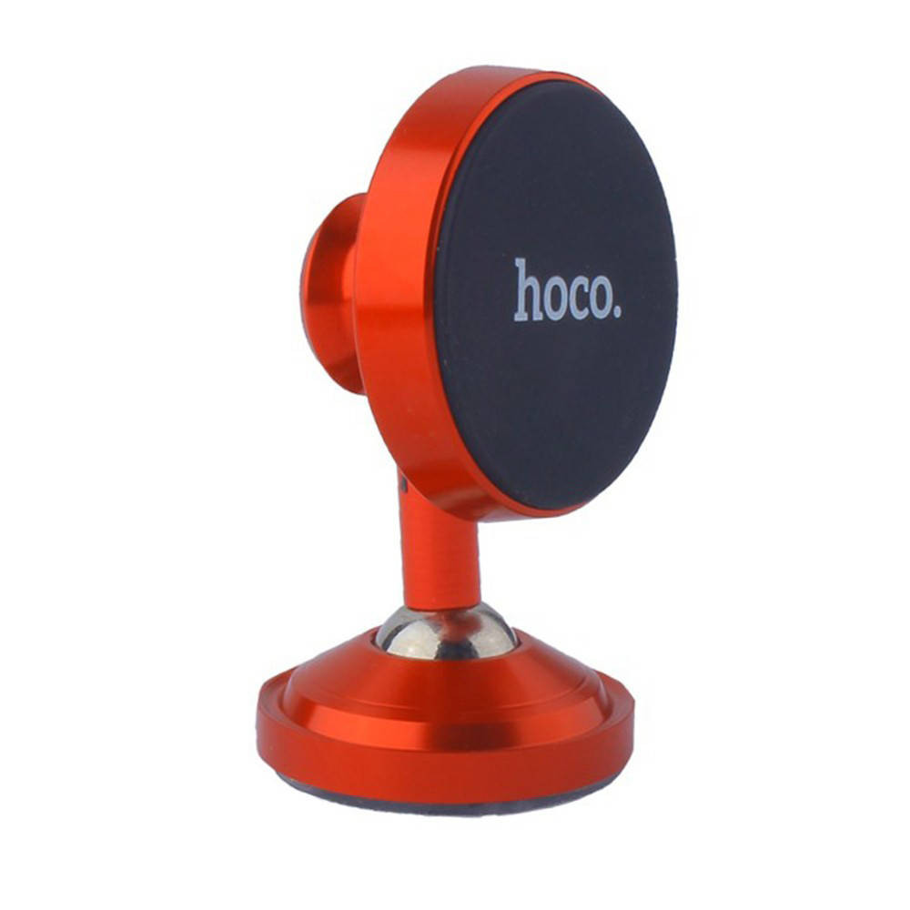 

Автодержатель для телефона Hoco CA36 Plus Dashboard metal magnetic in-car holder Red, Красный