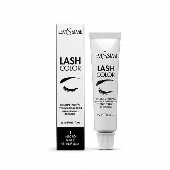 

Краска для бровей и ресниц LeviSsime Black (чёрная), №1