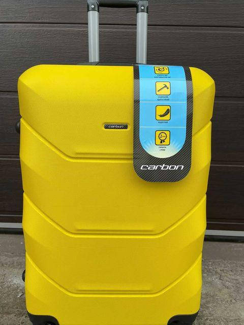 

Чемодан CARBON 147 АБС-пластик,  желтый М