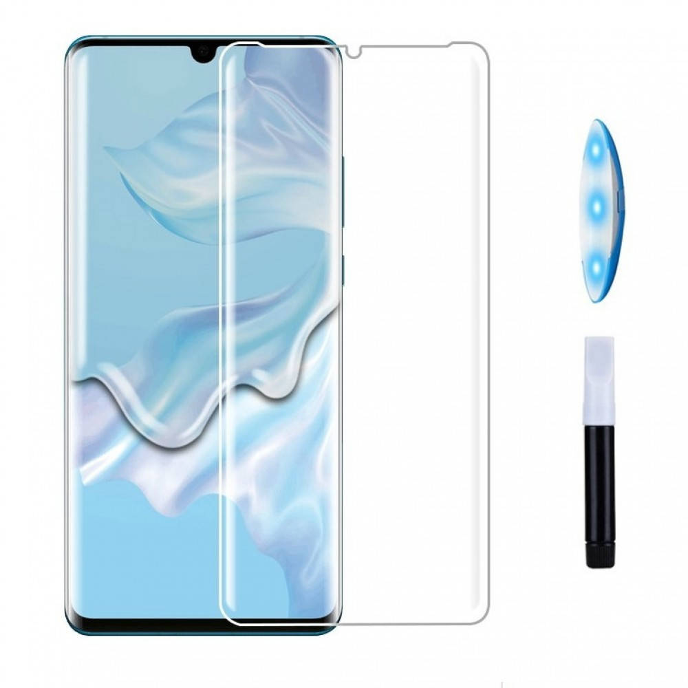 

Защитное стекло с УФ лампой для Huawei P30 Pro