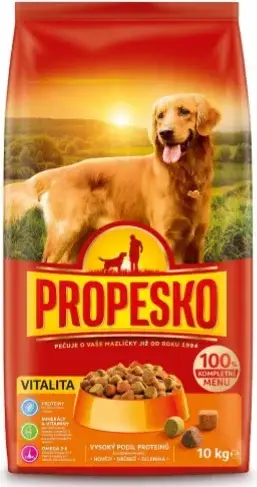 

Сухий корм для собак Propesko з птицею, яловичиною та овочами 10 кг