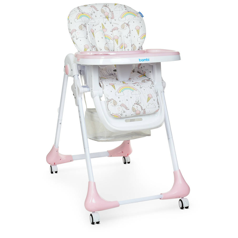 

Стульчик для кормления BAMBI M 3233 Единорог Pink, Розовый