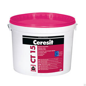 

Силиконовая грунтующая краска Ceresit CT 15, 10 л, Белый