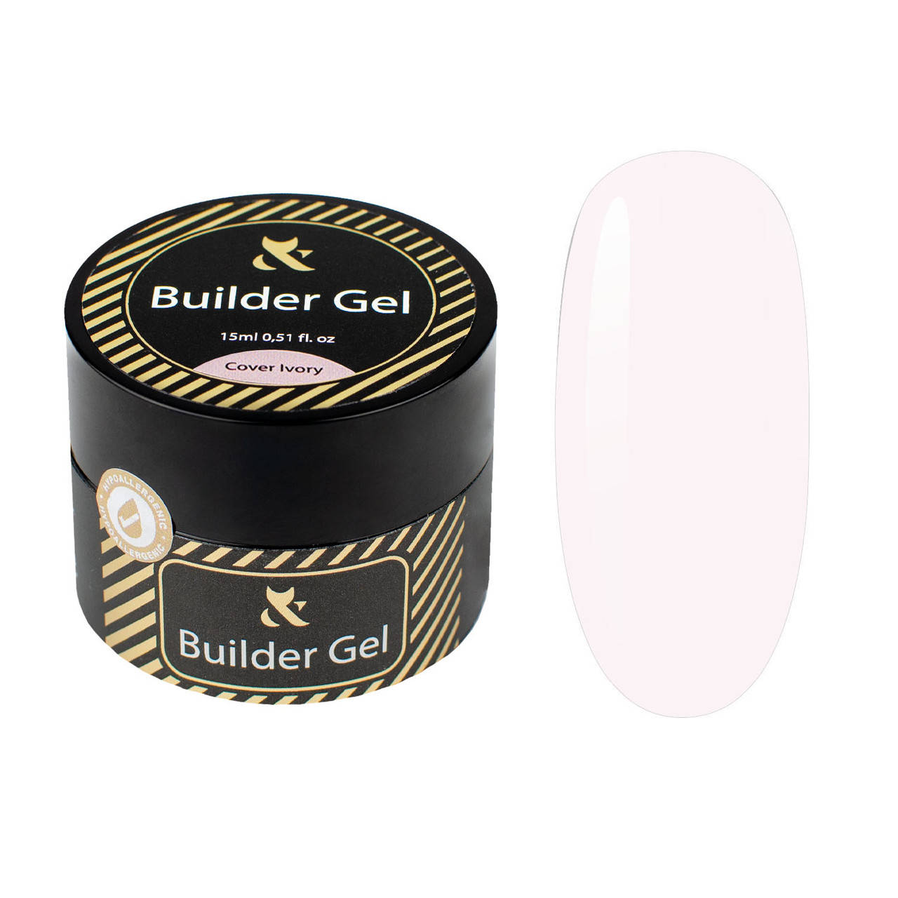 

Моделирующий гель для наращивания ногтей F.O.X Builder Gel Cover Ivory, 15 мл