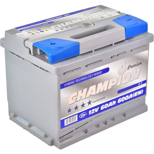 

Автомобильный аккумулятор Champion Premium 60Ah 600A (1) (CHGP60-1)
