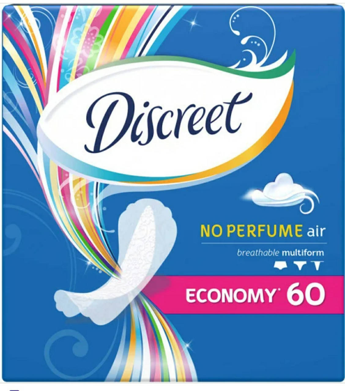 

Прокладки щоденні Discreet Multiform "Air", 60 шт