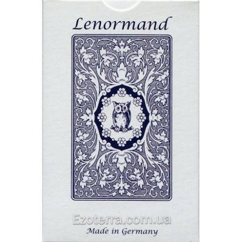 

Карты Оракул Ленорман Голубая сова - Lenormand Blue Owl (Оригинал)