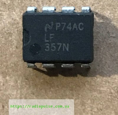 

Микросхема LF357N ( КР544УД2А ) , DIP8