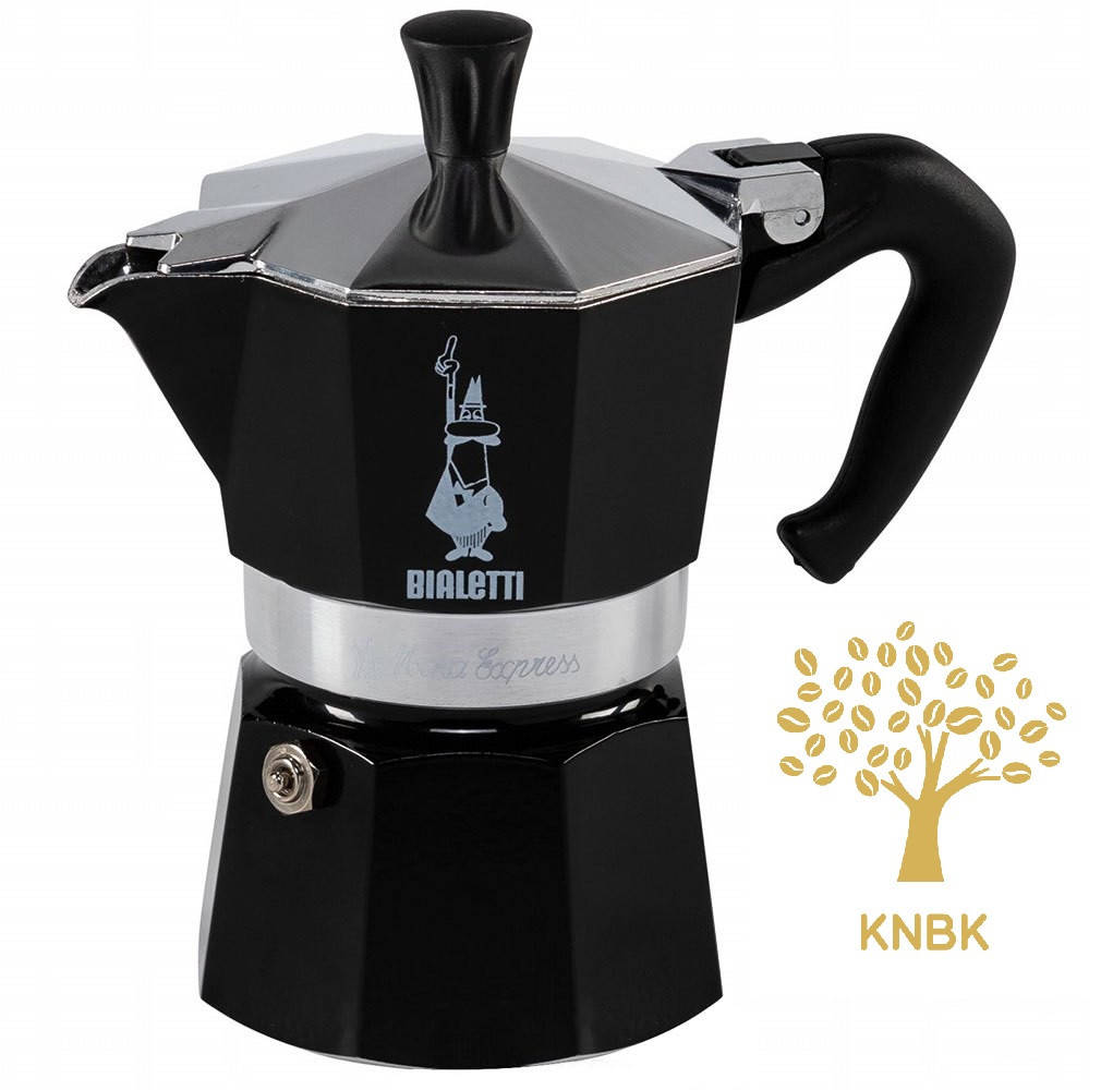 

Кофеварка Bialetti гейзерная на 6 чашек, Moka express черная 270 ml