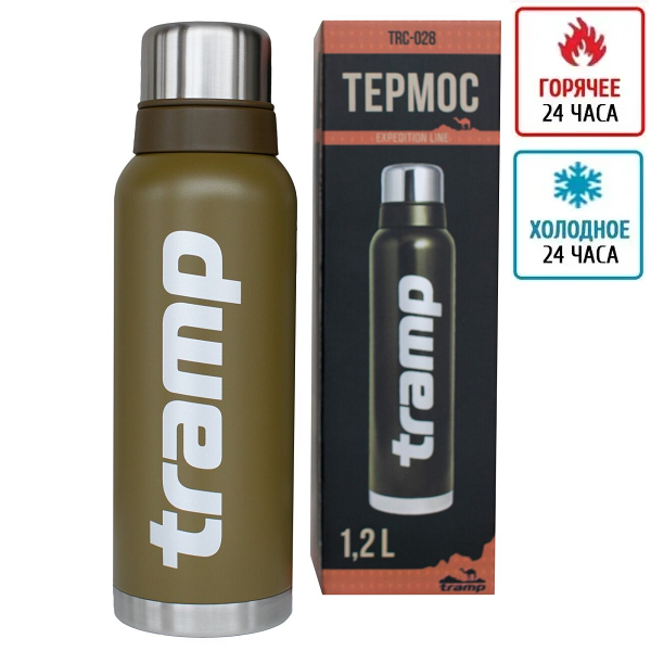 

Термос Tramp 1,2 л TRC-028, оливковый. Пожизненная гарантия!
