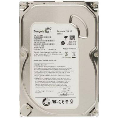 

Накопитель HDD SATA 500GB Seagate Barracuda 7200.12 7200rpm 16MB (ST500DM002) Refurbished