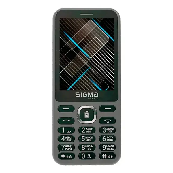 

Кнопочный телефон Sigma mobile X-Style 31 Power Dark Gray, Темно-серый