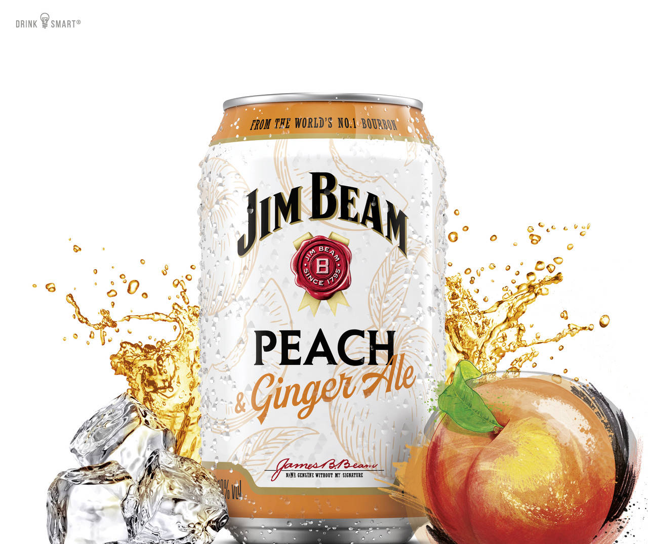 

Напиток Jim Beam Peach Ginger Ale 330 ml