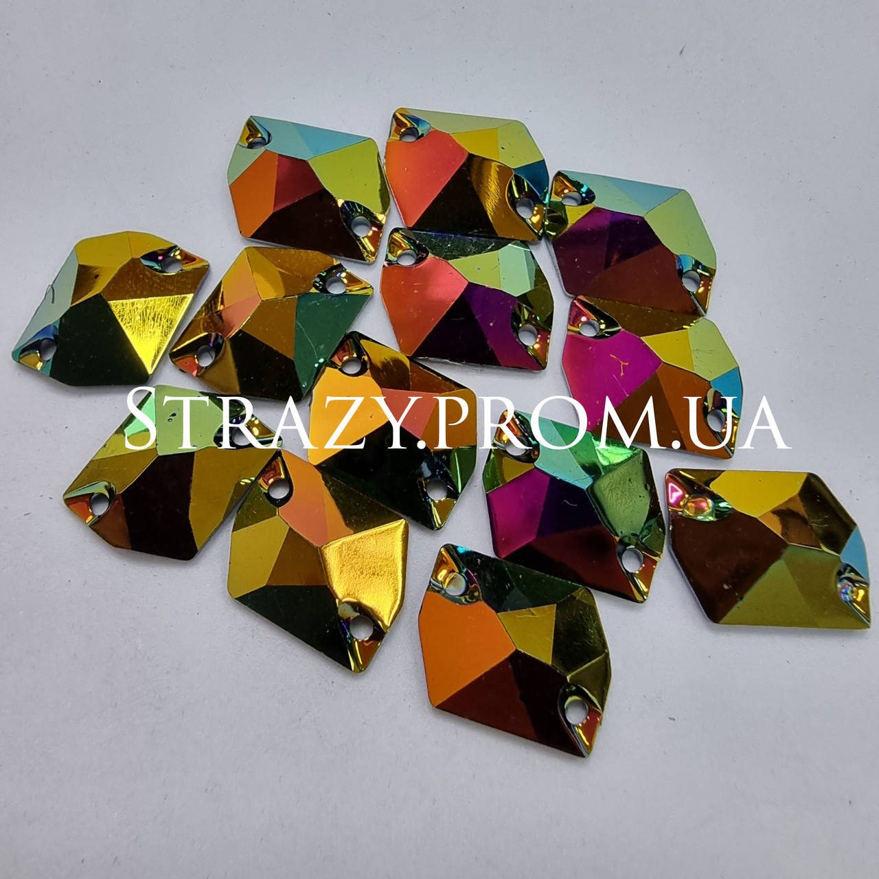 

Космик 16*21мм. ROSE GOLD AB Смола