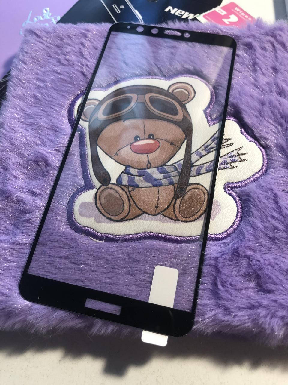 

Защитное стекло для Huawei Y9(2018) на весь экран, Прозрачный