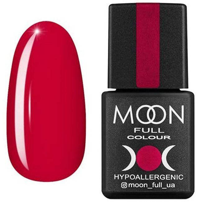 

Гель лак Moon Full color Gel polish №140 (малиновый, эмаль), 8 мл