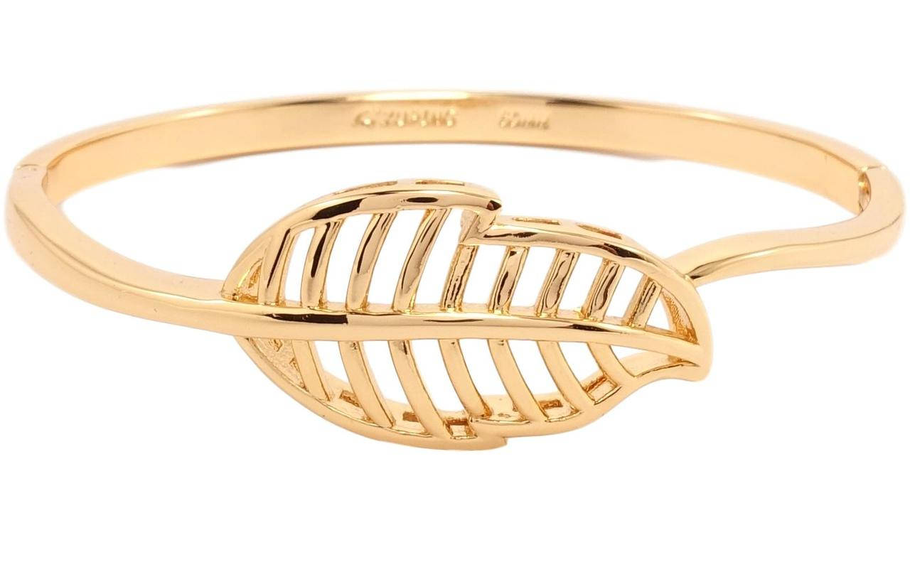 

Браслет Xuping Позолота 18K "Листочек с резными прожилками" ø 6,5см