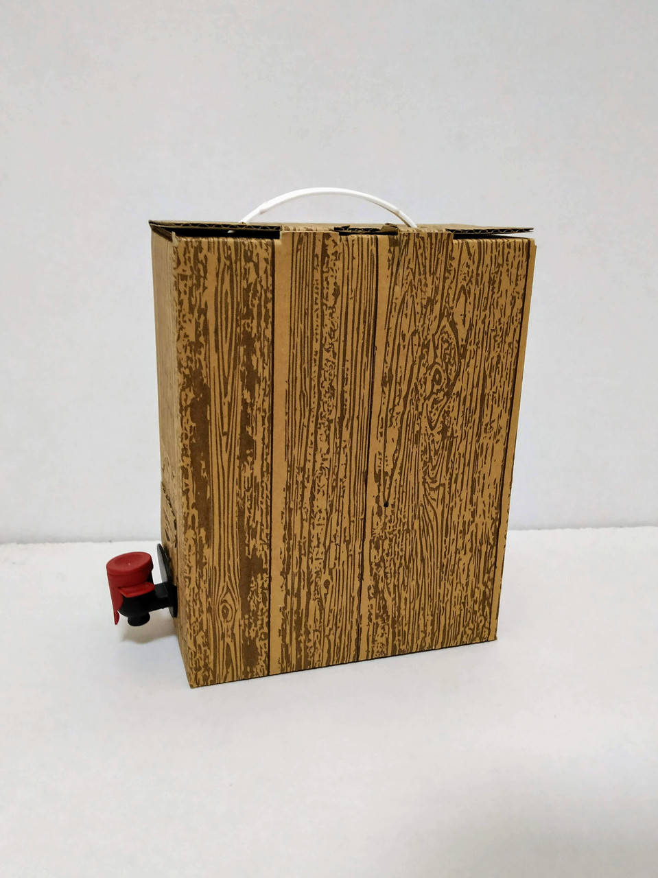 

Коробка 3л Bag in box (дерево), Бежевый