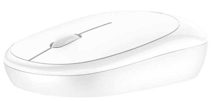 

Мышка беспроводная игровая оптическая HOCO Wireless mouse Bluetooth DI04 Белый