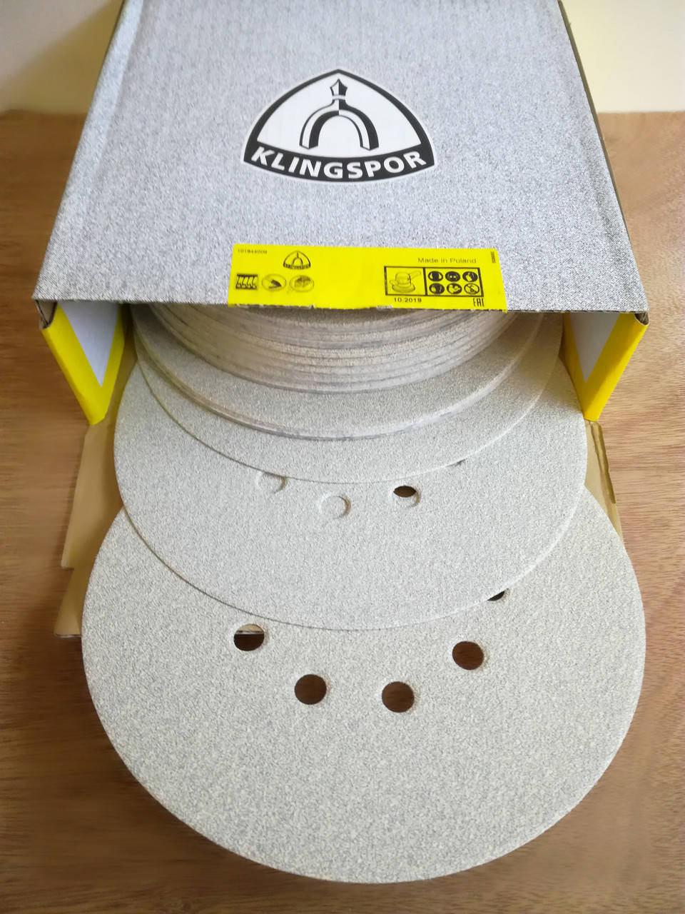 

Круг шлифовальный на липучке d225мм,для жирафа P180//Klingspor